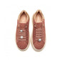 Sneakers Ape pazza Rosa antico in pelle con perle rimovibili