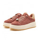 Sneakers Ape pazza Rosa antico in pelle con perle rimovibili